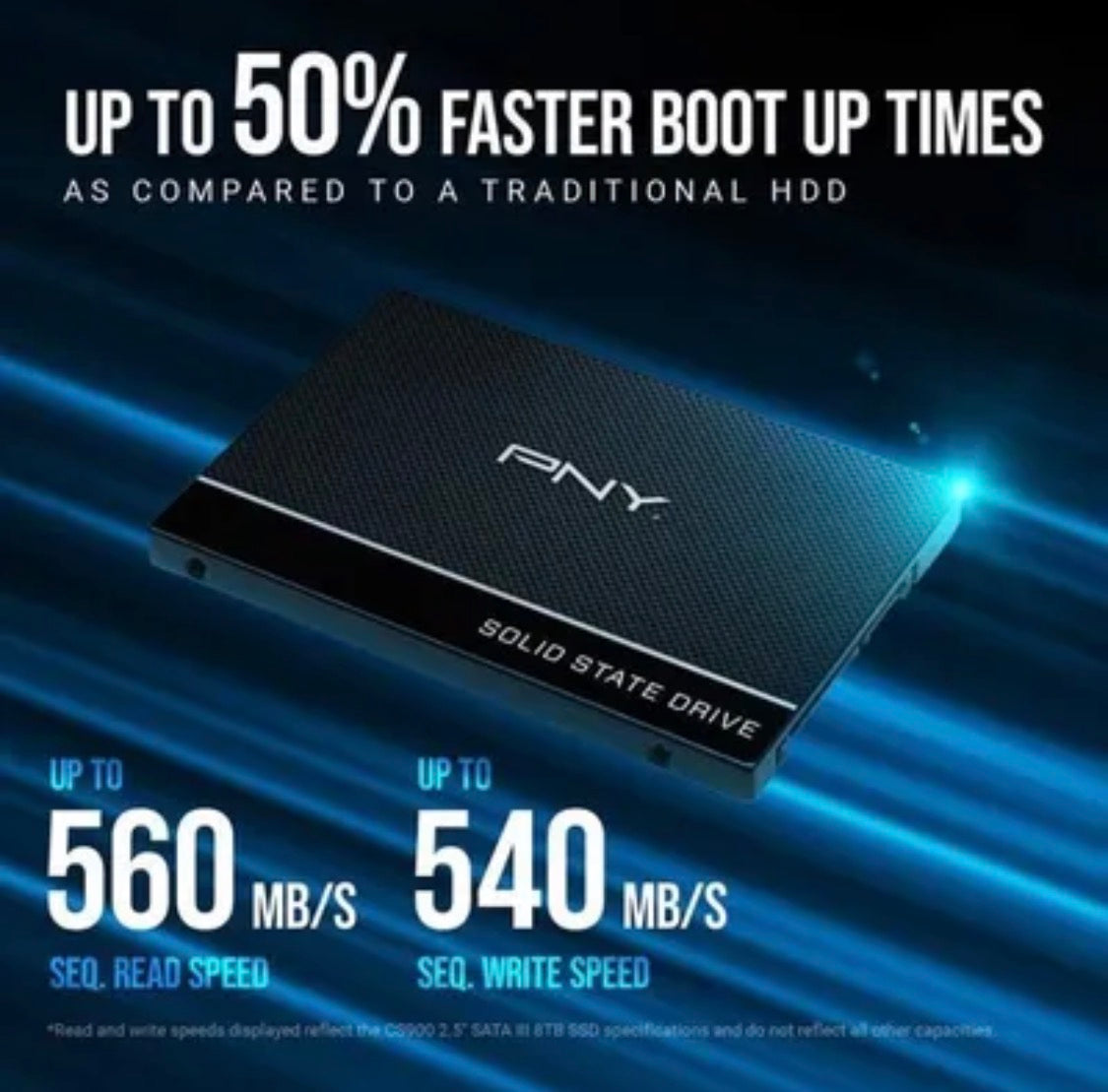 PNY - CS900 SATA - SSD interne - 2,5" - 250GB.